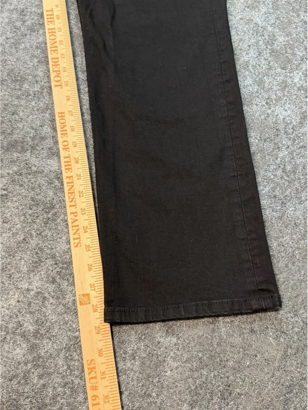 Levis 514 Straight Jeans Mens 38x30 Black Stretch Denim Casual Pants